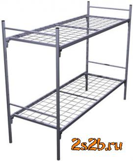 кровати металлические для строителей, кровати для больниц и детдомов, металлические кровати для пансионатов и турбаз оптом — фото 5