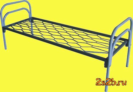 кровати металлические для лагерей и больниц, кровати одноярусные и двухъярусные, металлические кровати оптом от производителя — фото 4