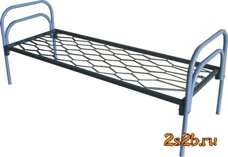 металлические кровати для строителей и бытовок, кровати металлические одноярусные и двухъярусные, кровати металлические оптом