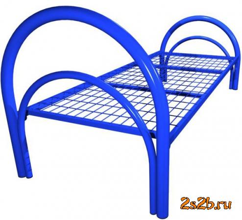 кровати металлические для рабочих и бытовок, металлические кровати для лагерей и детдомов, кровати металлические армейские, опт — фото 2