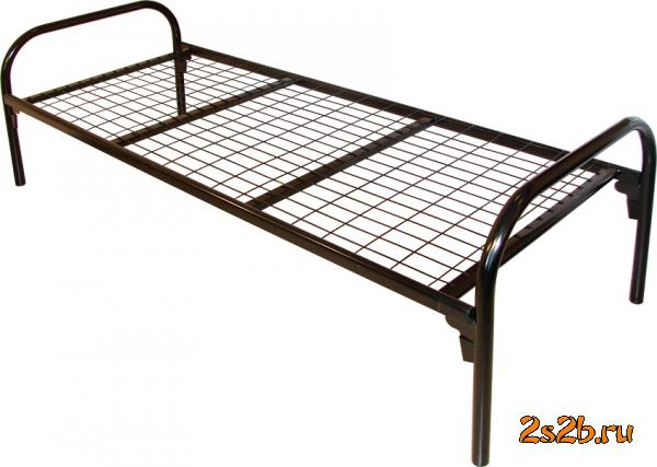 металлические кровати одноярусные и двухъярусные, кровати металлические для гостиниц и лагерей, металлические кровати армейские — фото 3