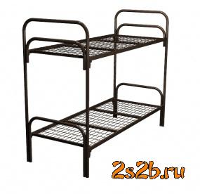 металлические кровати одноярусные, кровати металлические двухъярусные, металлические кровати для турбаз и больниц, кровати оптом — фото 3