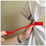 Номерная пластиковая пломба Акула®-М3 для опечатывания мешков — фото 2