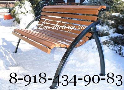 Скамейки уличные СТ50л-1.  6 — фото 2