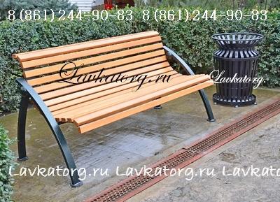 Скамейки уличные СТ50л-1.  6 — фото 3