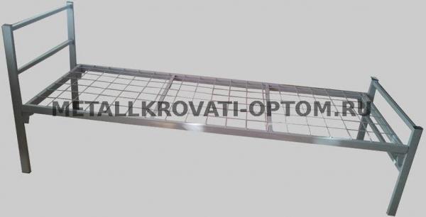 Производим одноярусные кровати для рабочих (металлические) — фото 2