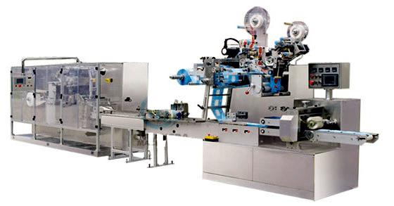 Автоматическое оборудование для производства и упаковки влажных салфеток (5-20 шт/упаковка) CYQ-40