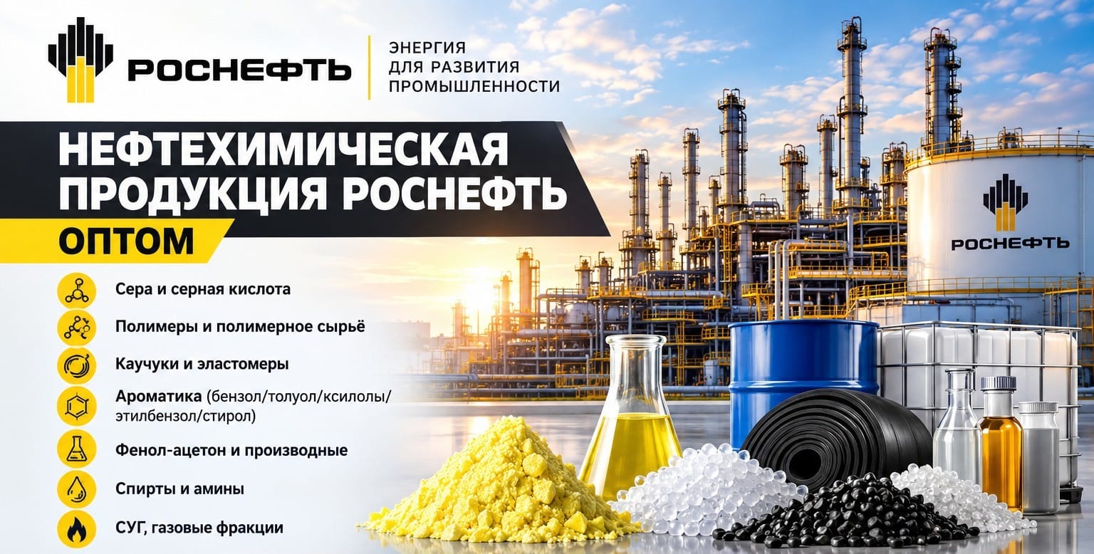 Нефтехимическая продукция Роснефть оптом по лучшей цене