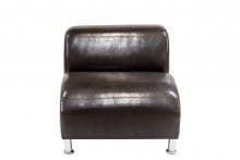 Секция одноместная «Офис Комфорт», экокожа, цвет любой