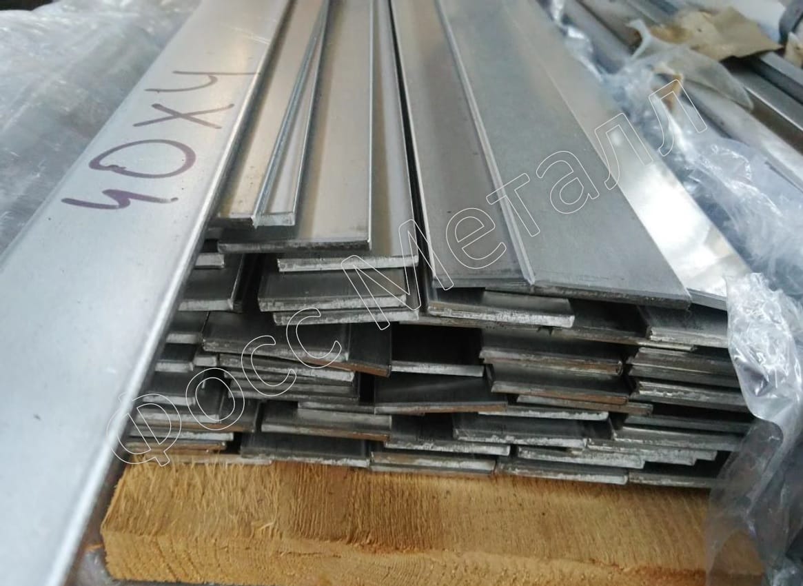 Полоса нержавеющая  40х4  AISI 304 матовая горячекатаная длина 3м