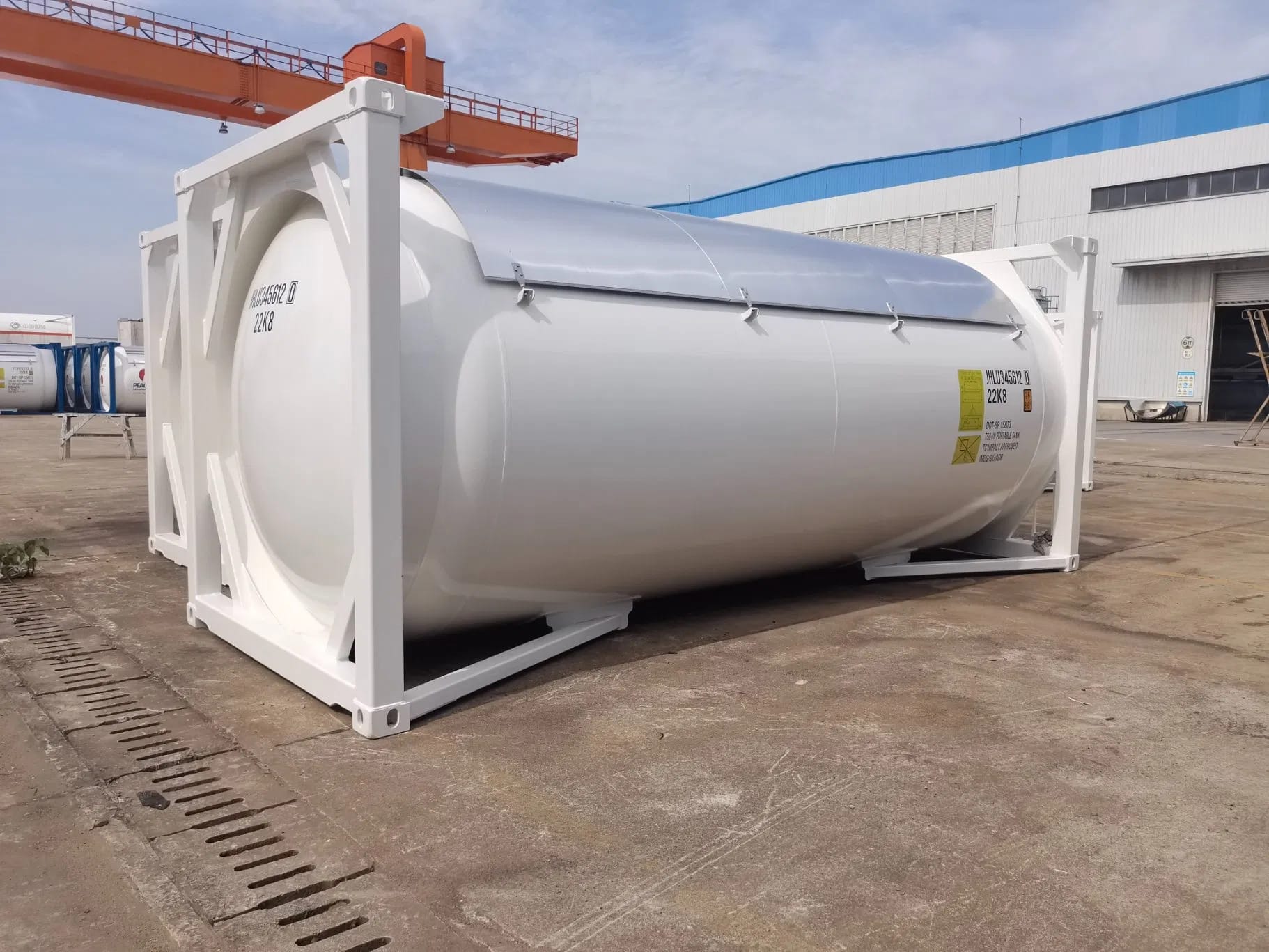 Танк-контейнер объём 24,7м3 тип Т50, для перевозки пропана, бутана — фото 2