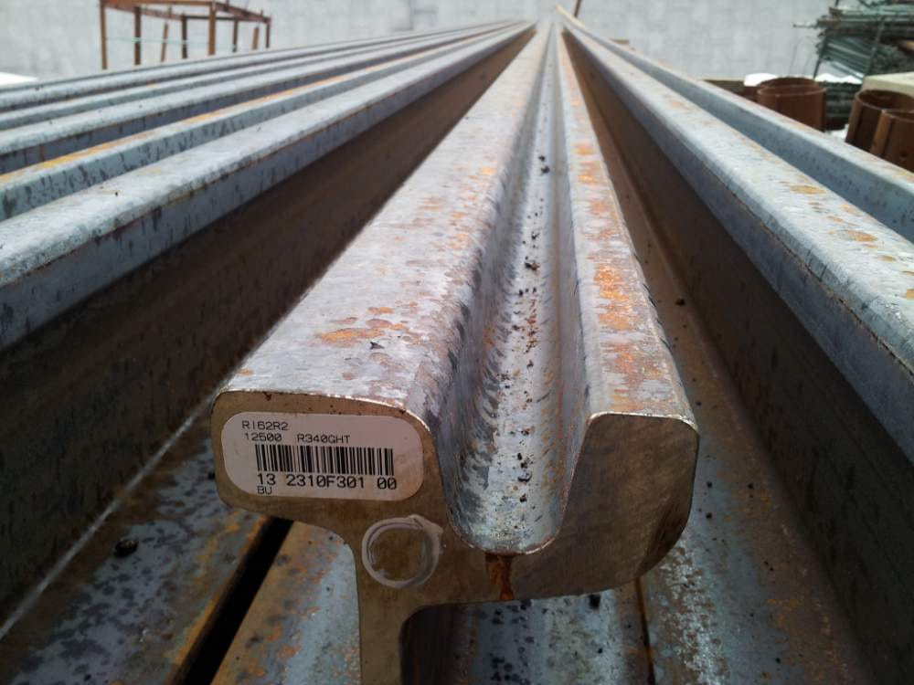 Рельсы трамвайные Т62 ГОСТ Р 55941-2014 на складе, готовы к отгрузке