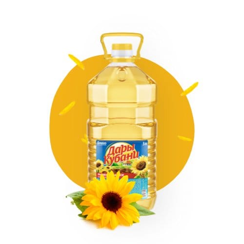 Масло подсолнечное ТМ Дары Кубани — фото 3