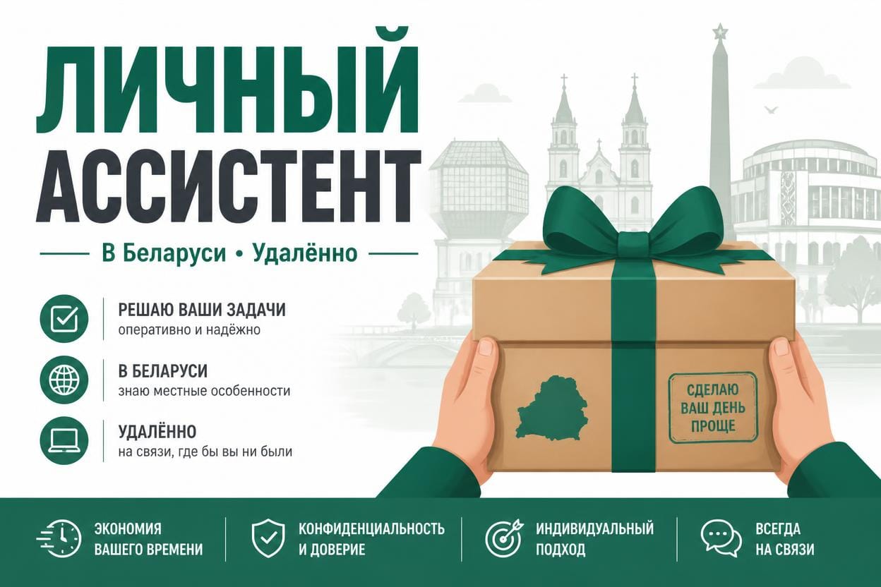 Личный ассистент в Беларуси — удалённо