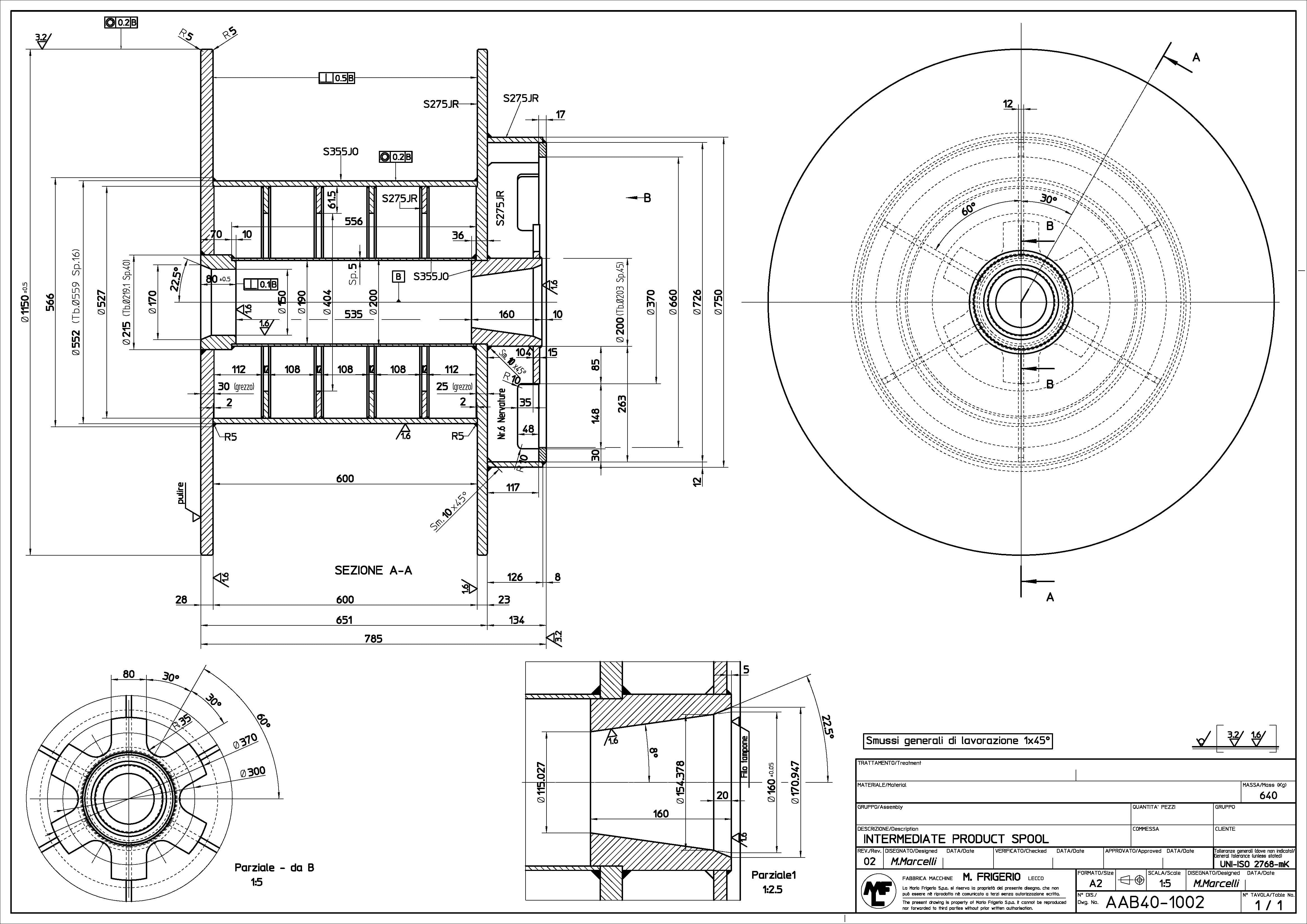 Катушки FM 1150 mm для металлической проволоки — фото 2