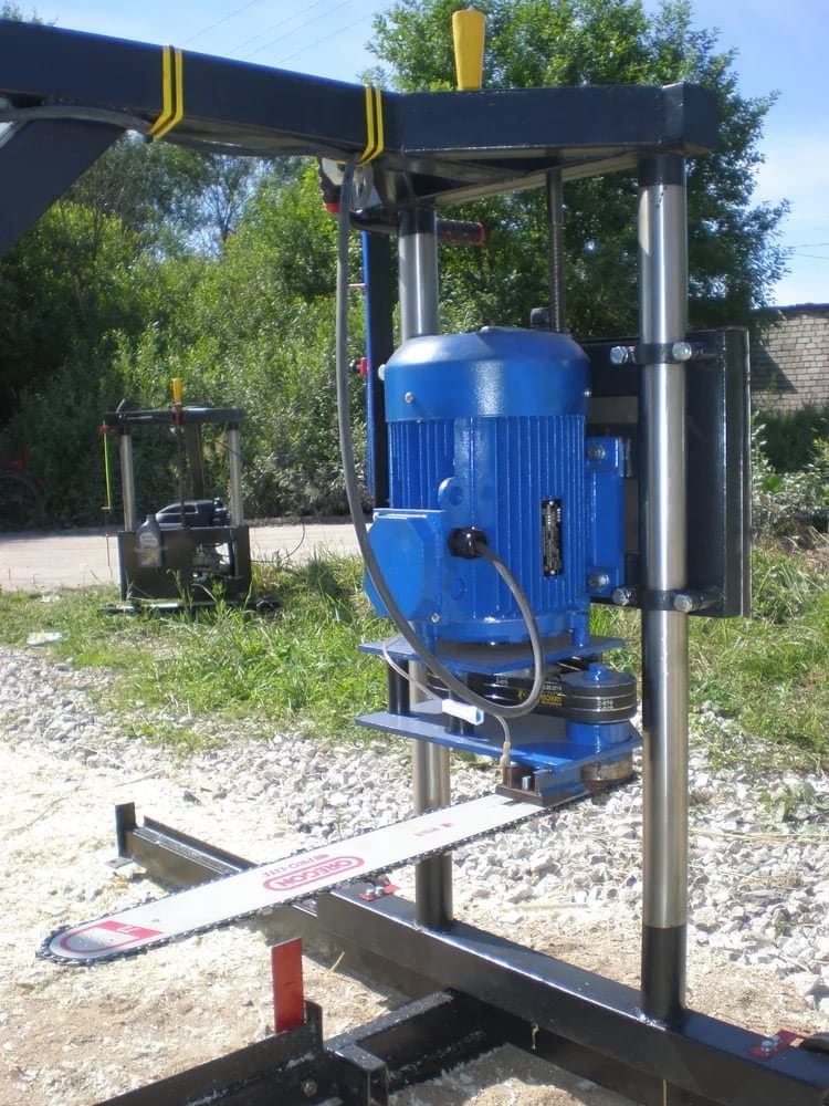 Пилорама электрическая шинная ЭПШ 5.5, 7.5кВт(новая, пр-во) — фото 3