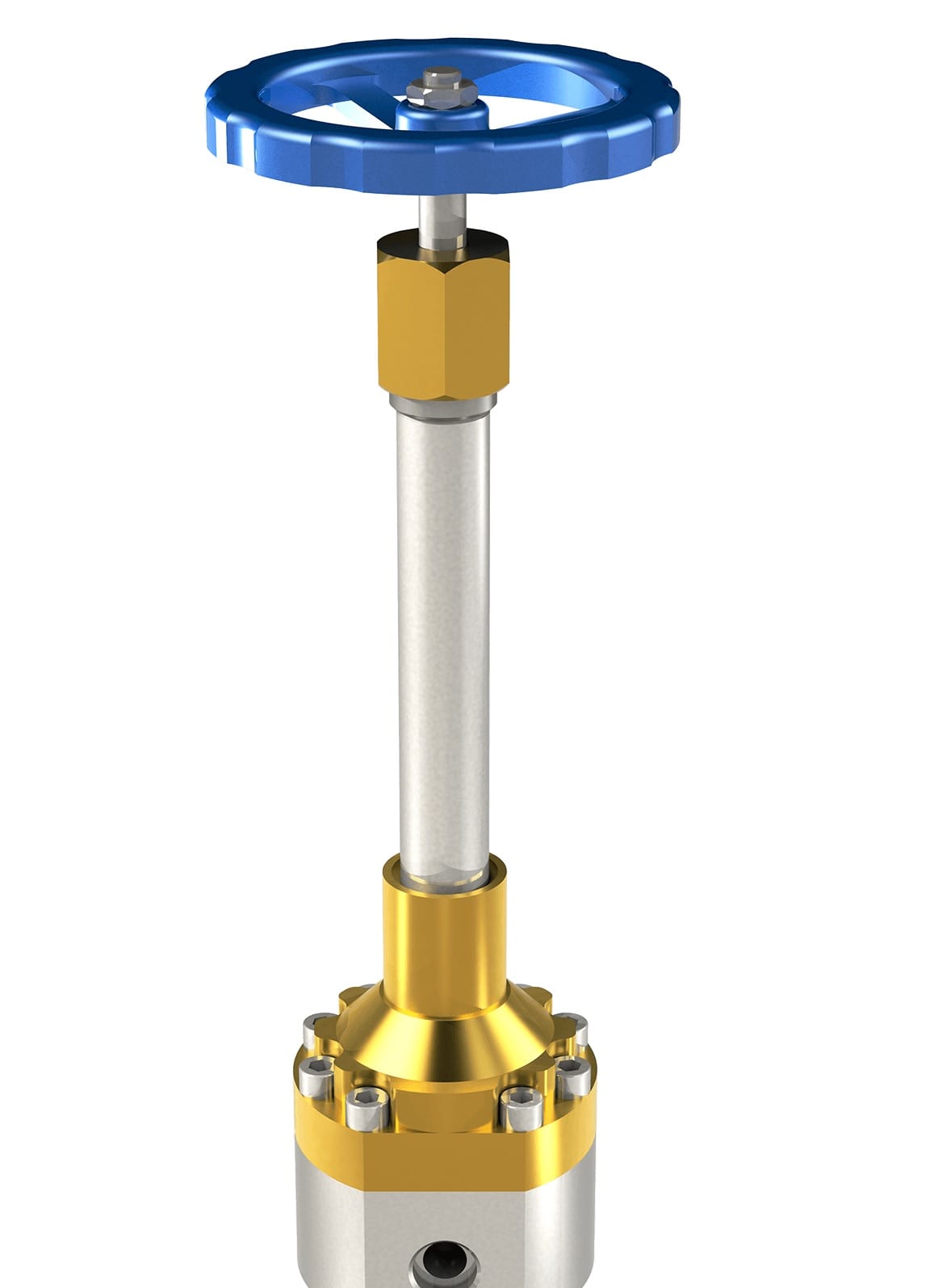 Клапан криогенный запорный проходной CADUCEUS