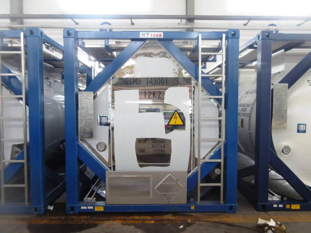 Танк-контейнер тип Т14 объём 7м3, для перевозки серной кислоты — фото 4