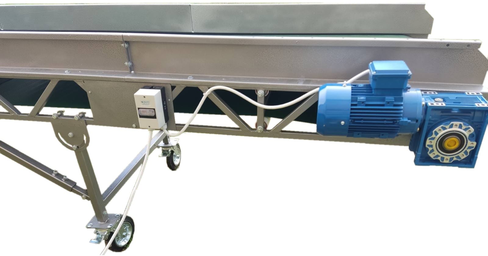 Ленточный горизонтальный конвейер (транспортер) длина 10 м — фото 2