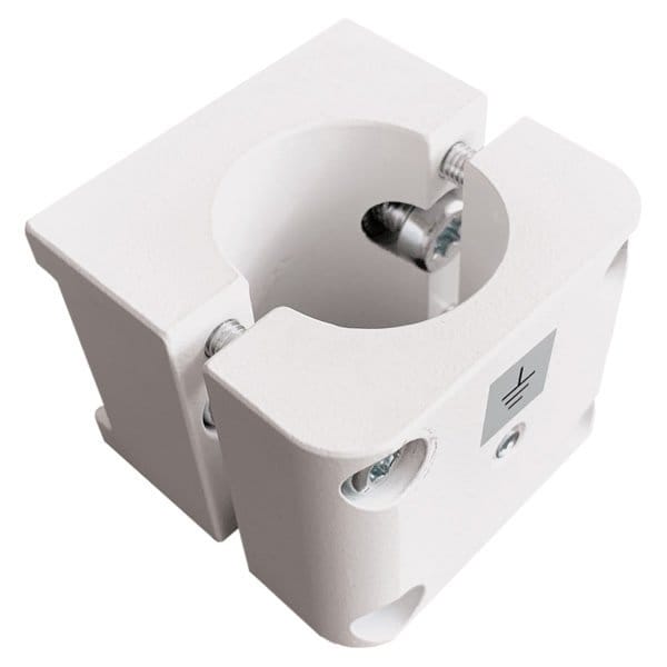 Крепление кронштейна для монитора на вертикальную штангу