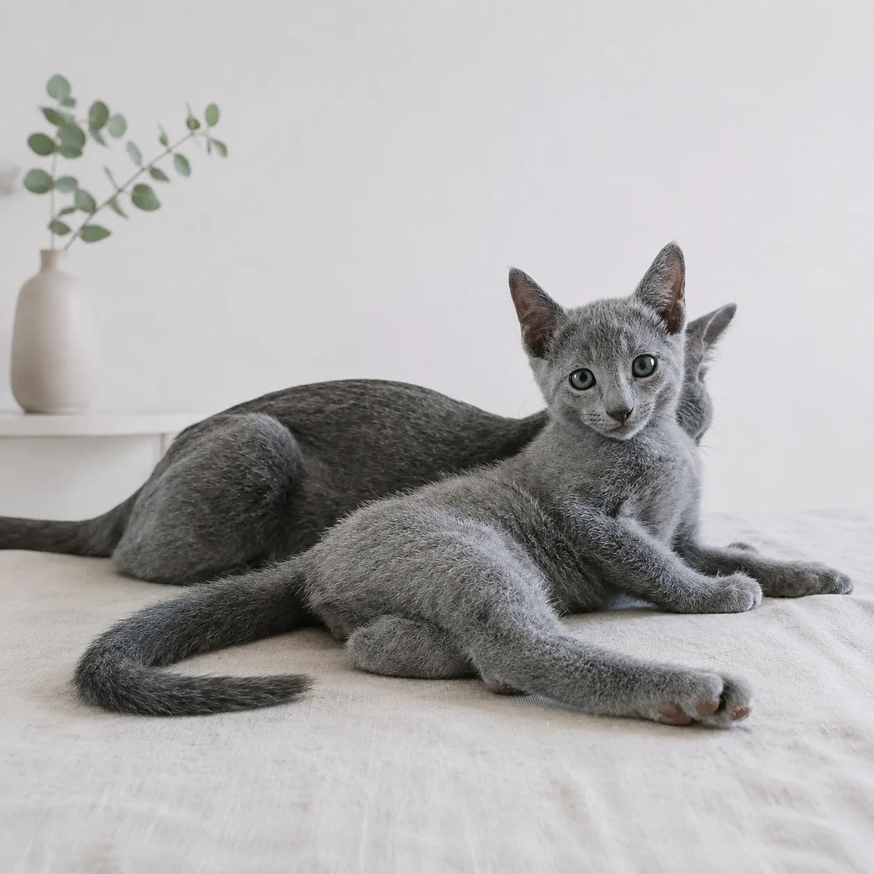 Котята русской голубой