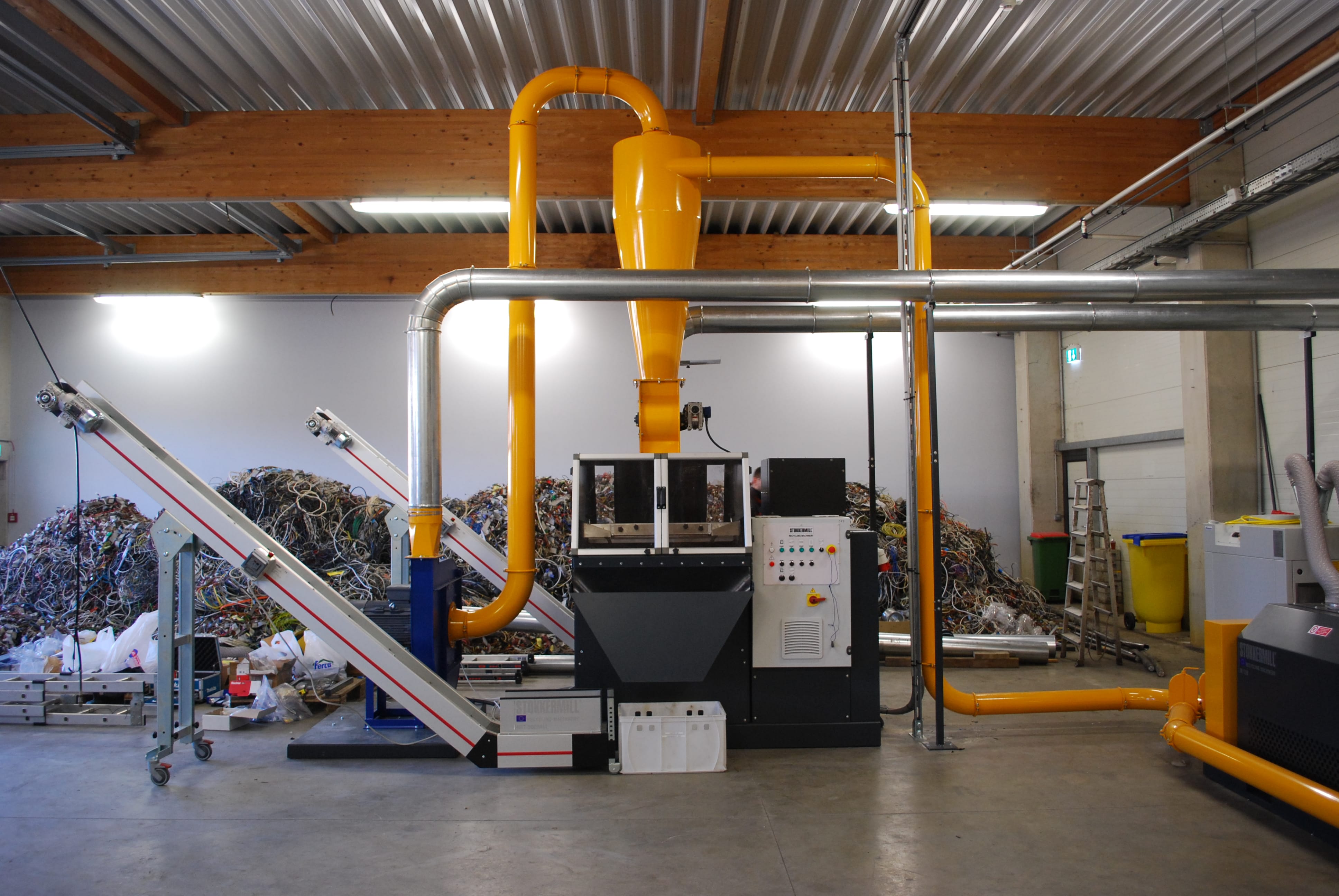 Линии по переработке кабеля