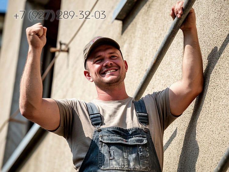 Утепление двухэтажного дома из пеноблока в Пензе, фасад — фото 3