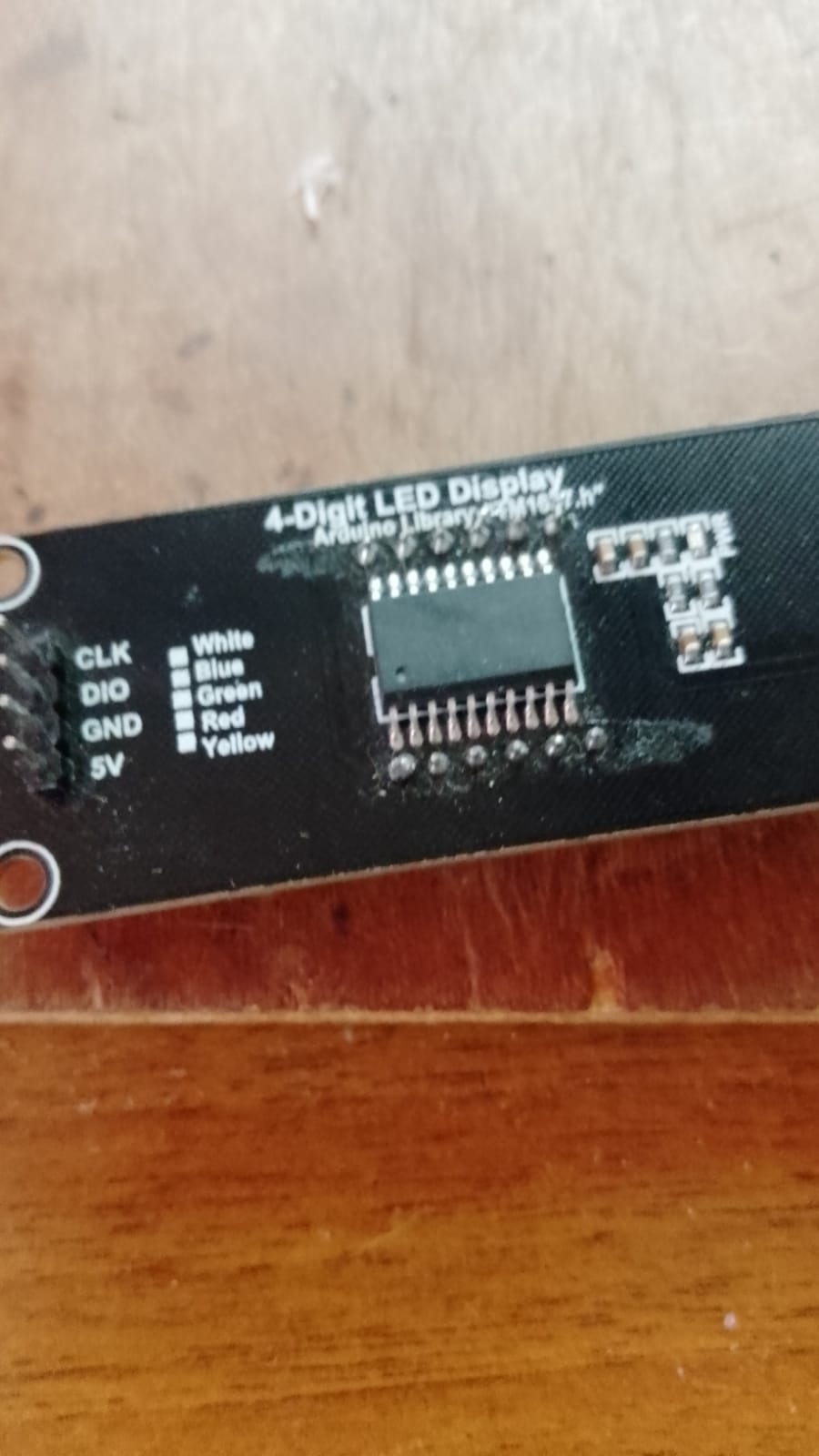 Модули TM1637 7-сегментных светодиодных цифровых 4-х битных дисплеев — фото 3