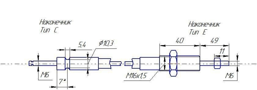 Трос управления гидрораспределителем SEMERFIL (Италия) — фото 3