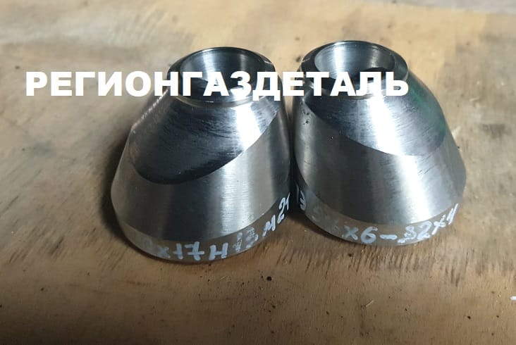 Переход Э 57х6-32х4 10Х17Н13М2Т точеный ГОСТ 17378-2001