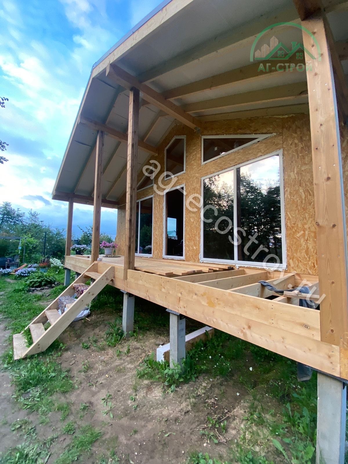 Строим дома из СИП панелей под ключ.     Кровля из СИП панелей.     Продажа СИП панелей. — фото 9