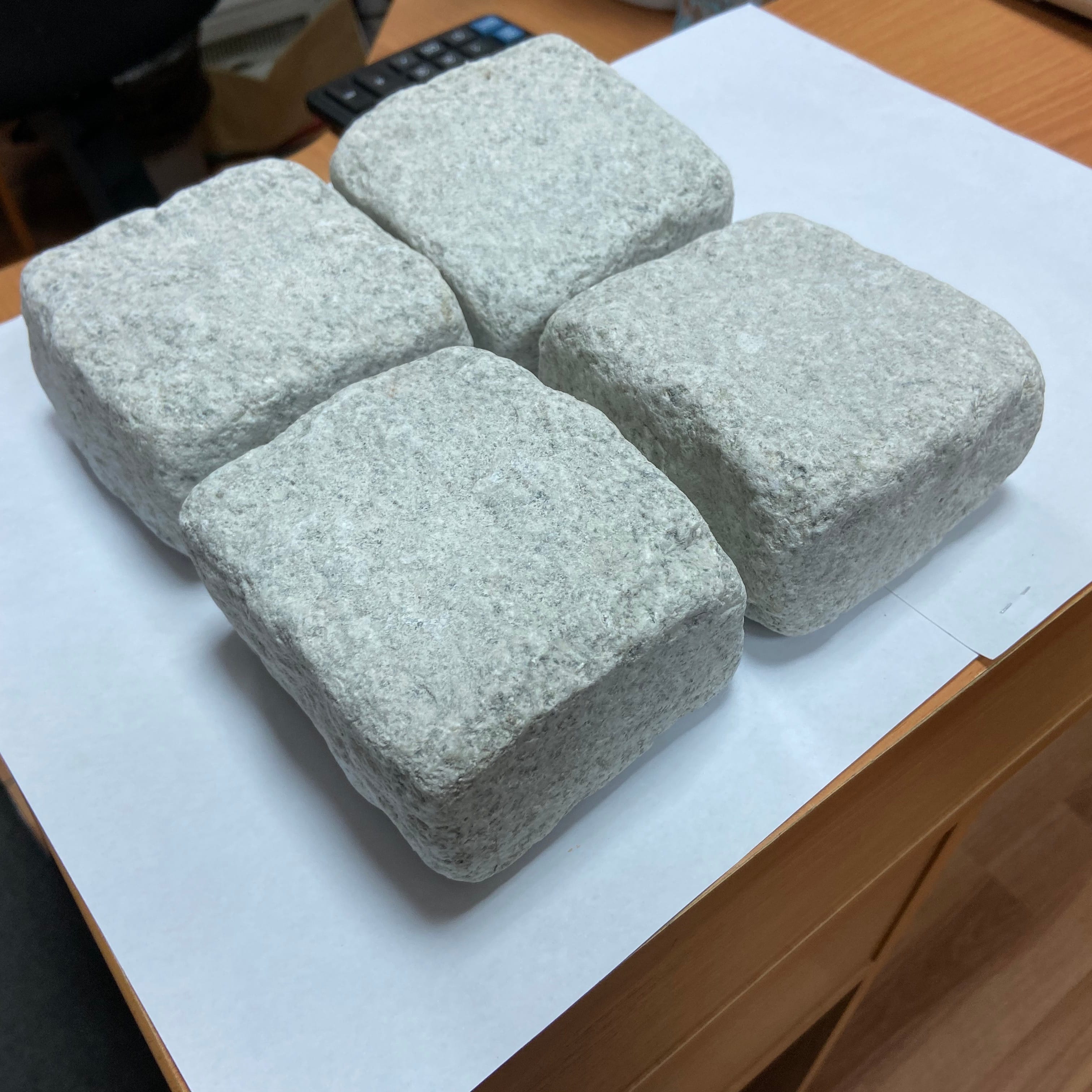 Брусчатка из гранита серый,   желтый — фото 3