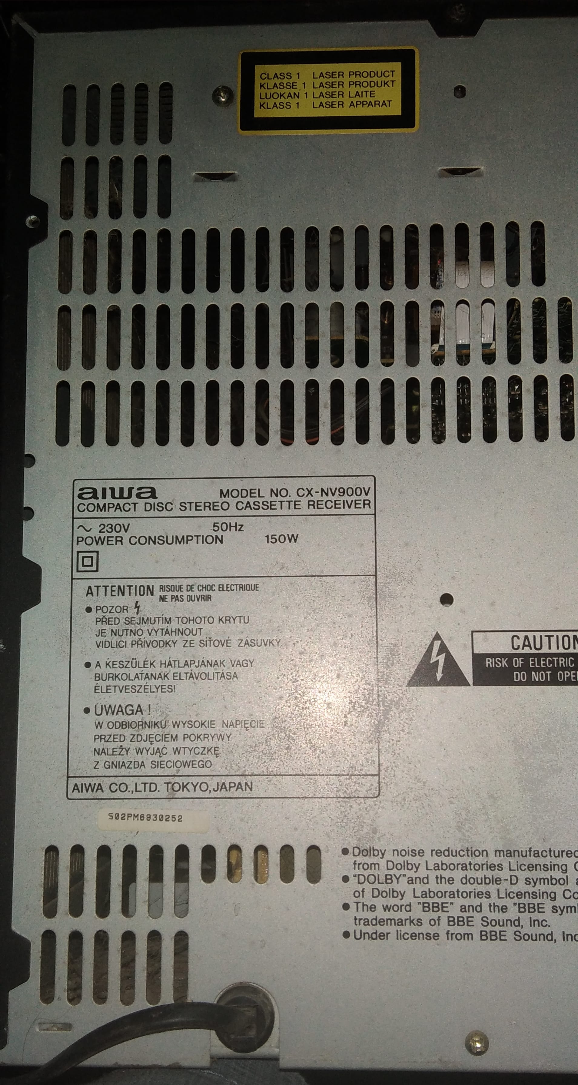 Продаю музыкальный центр Aiwa — фото 5