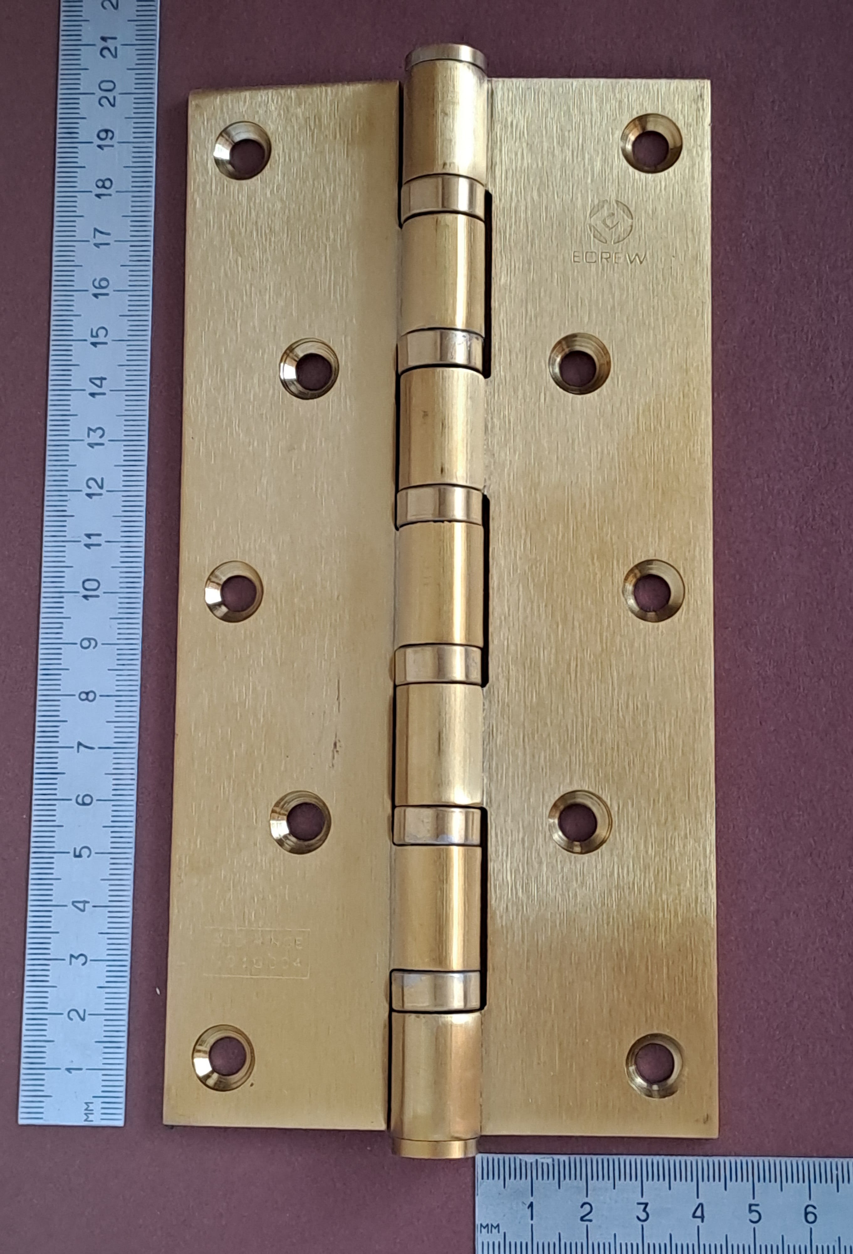 Петля 200 мм карта 44мм "состаренная латунь " без /нак