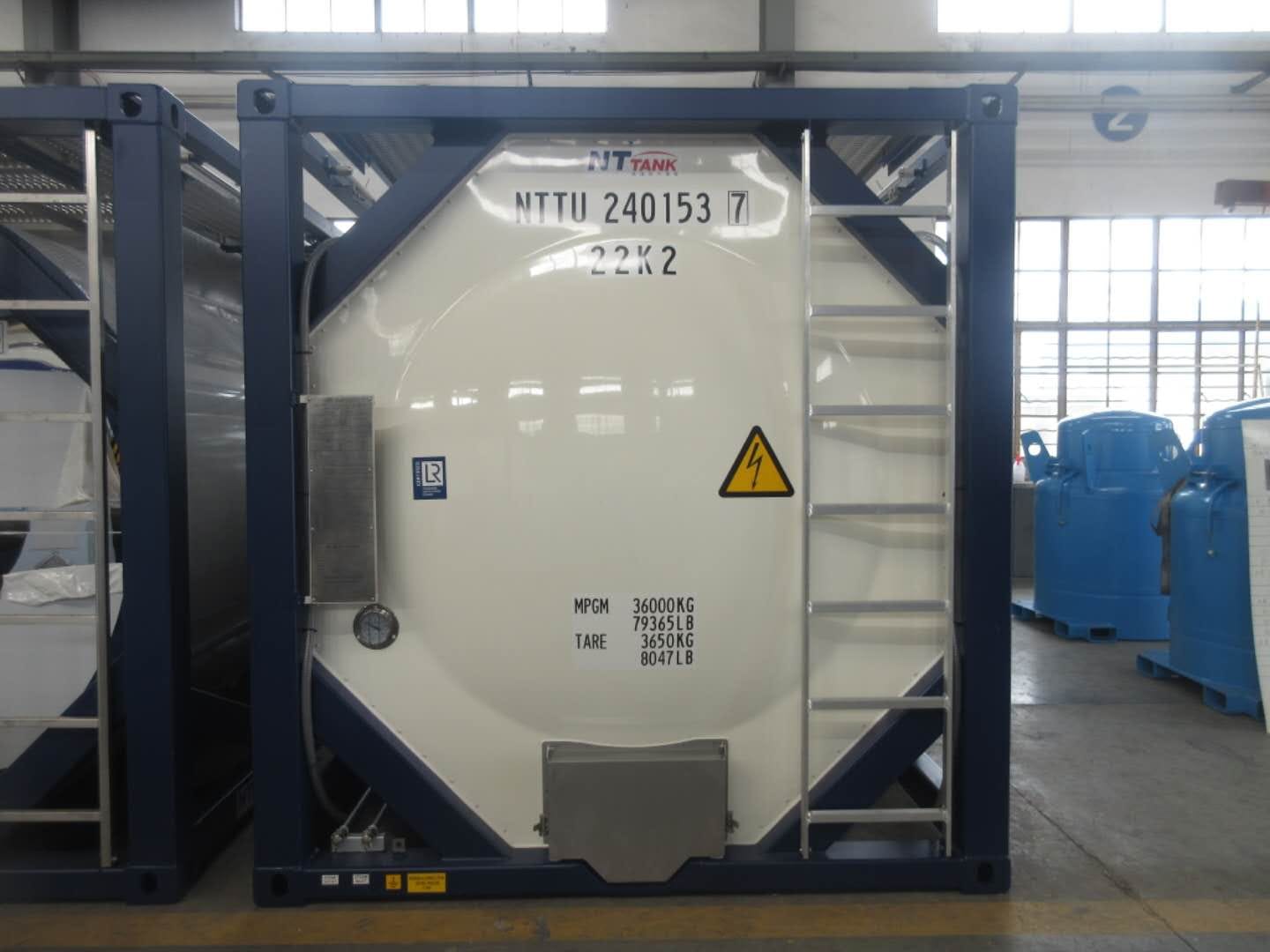 Танк-контейнер тип Т11 объём 24м3 для перевозки кислоты, новый. — фото 2