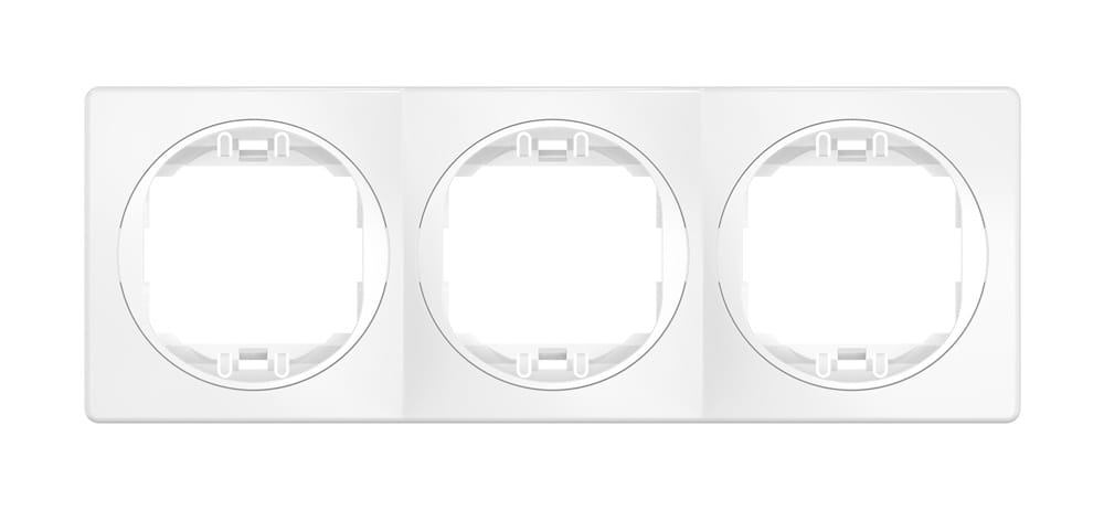 Рамка декоративная CADUCEUS ALING EON, трёхместная, горизонтальная