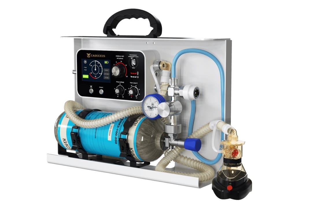 Портативный аппарат искусственной вентиляции легких CADUCEUS AIRMOB SD-AF