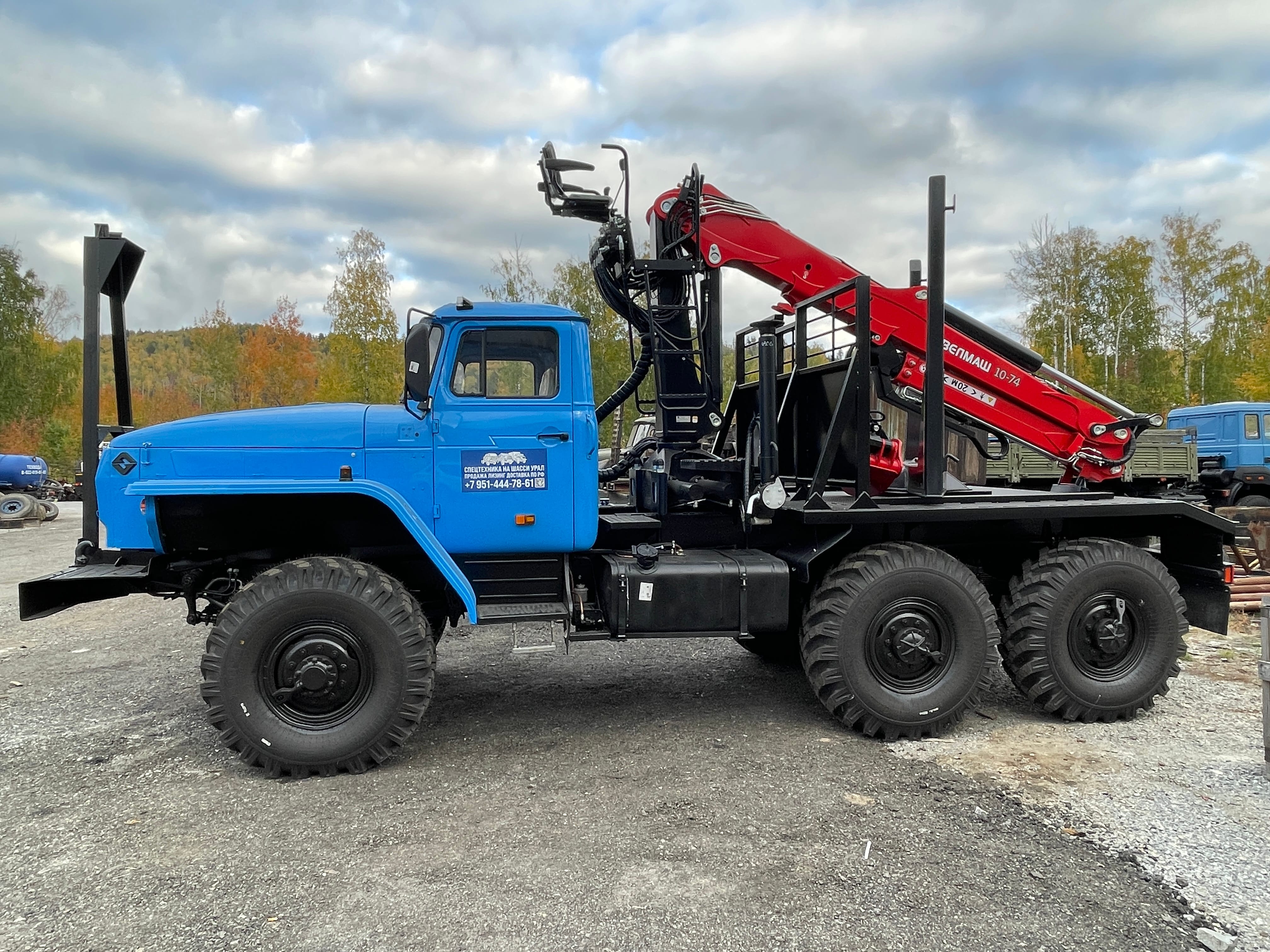 Лесовоз Урал 5557 капремонт 2025 с кму Велмаш 10-74 Лизинг — фото 7