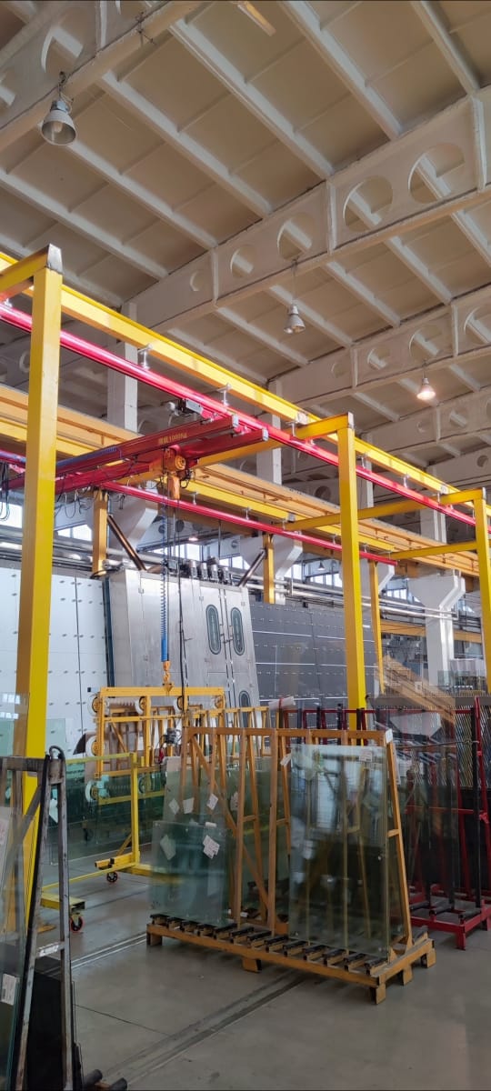 Монтаж крановой эстакады для мостового крана, кран-балки. — фото 6