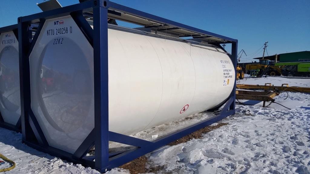 Танк-контейнер тип Т11 объём 24м3 для перевозки нефтепродуктов, новый — фото 2