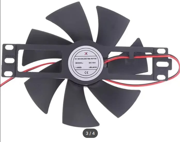Вентилятор охлаждения для индукционных плит DC18V, D-110mm — фото 3