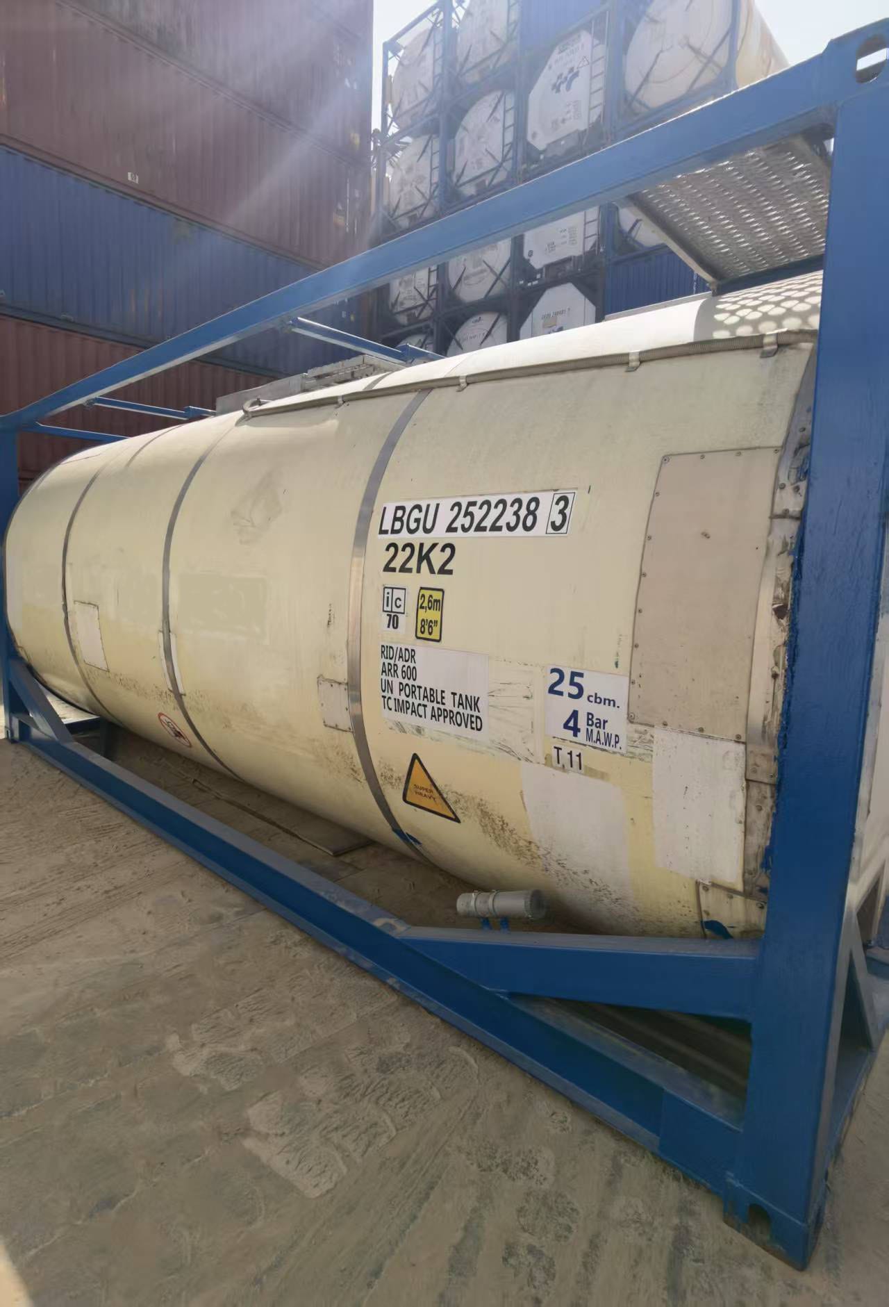 Танк-контейнер 25000 литров, 2007 год Отличное состояние — фото 3