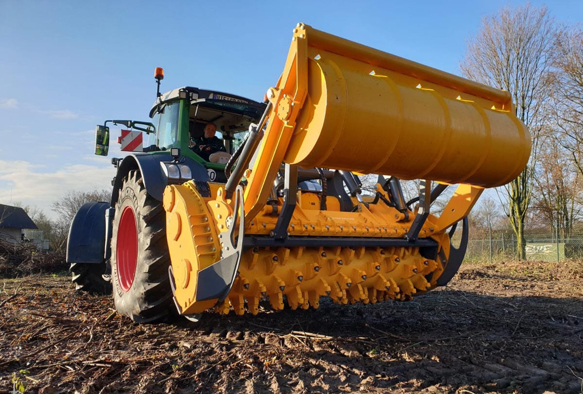 Почвенная фреза (ротоватор) Mericrusher MJHS-311 STX заглубление 30-35 см
