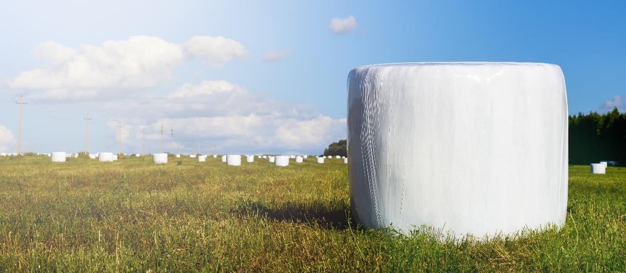 Агрострейч плёнка от Лелаф для обмотки рулонов сенажа — фото 5