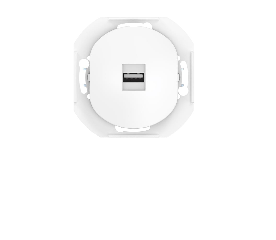 Розетка скрытой установки CADUCEUS ALING EON с модулем Keystone USB 2.0 тип A-A, механизм