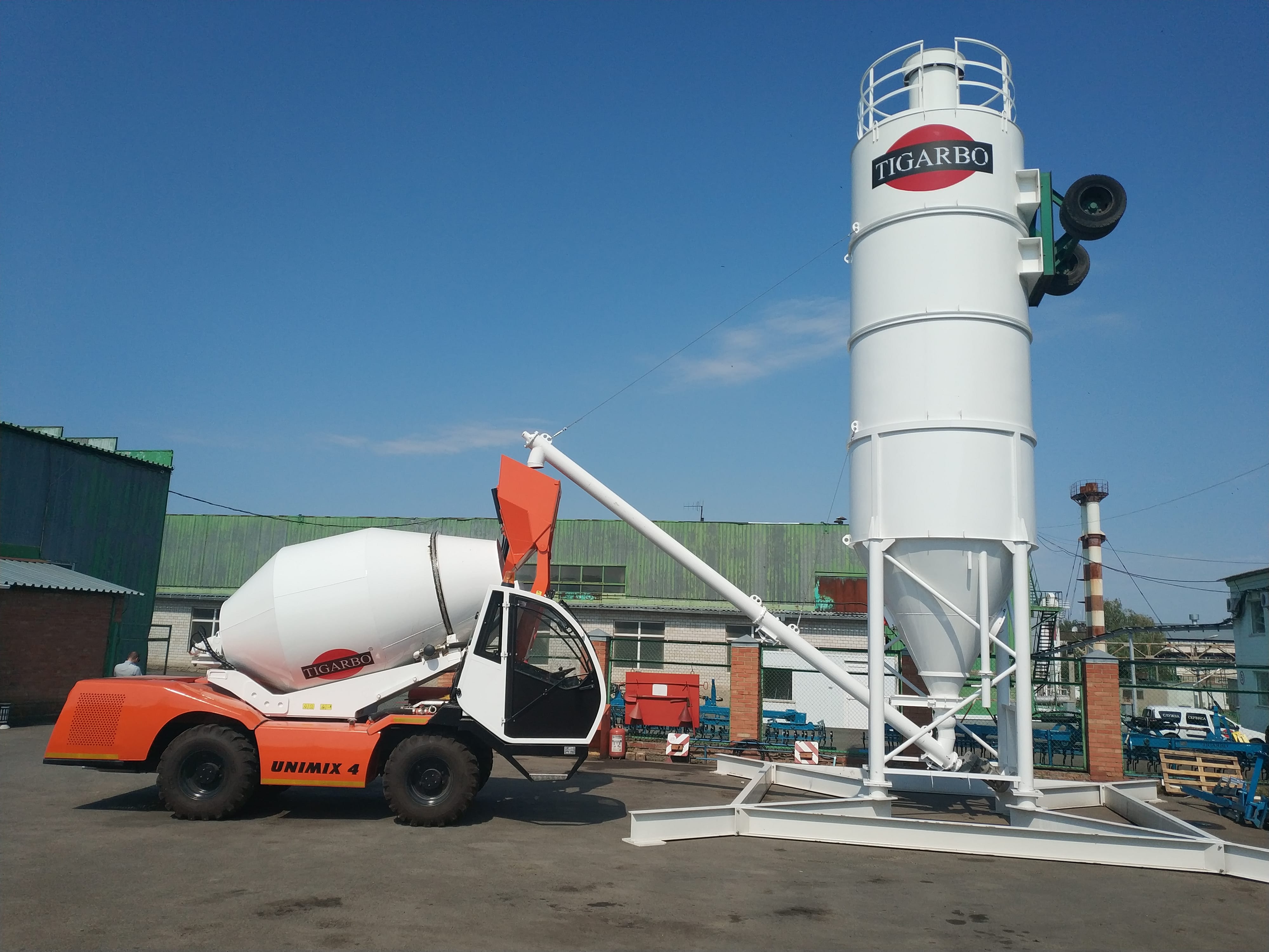Универсальная бетоносмесительная машина «УНИМИКС-4», TIGARBO