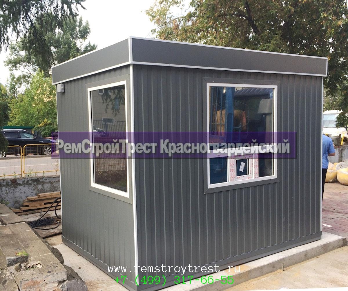 Киоск для уличной торговли 3,0х2,5х2,5м, эконом, новый — фото 3