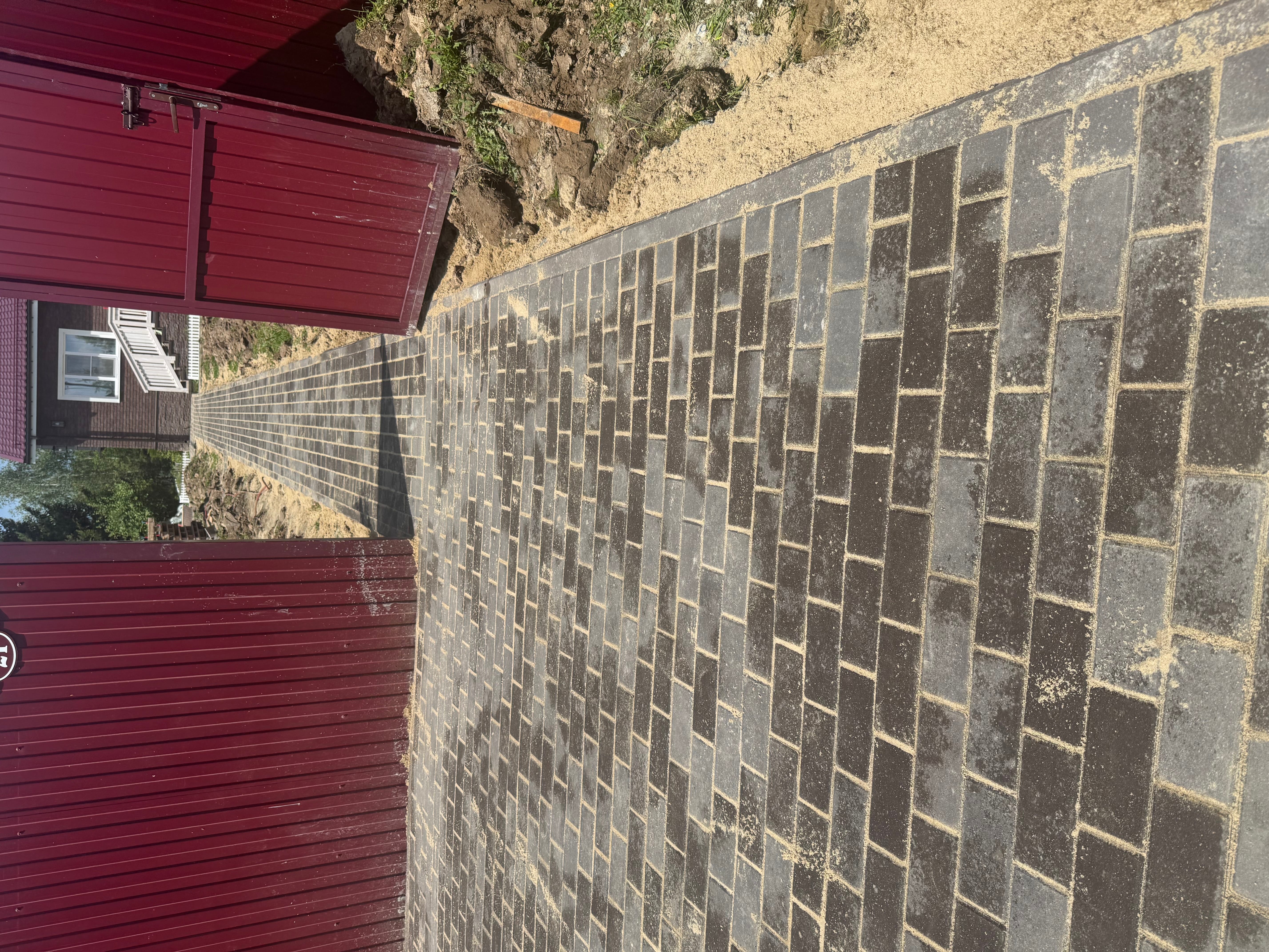 Укладка тротуарной плитки в Дмитровском районе — фото 4