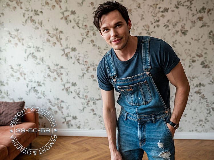 Косметический ремонт комнаты в Пензе - обои, линолеум