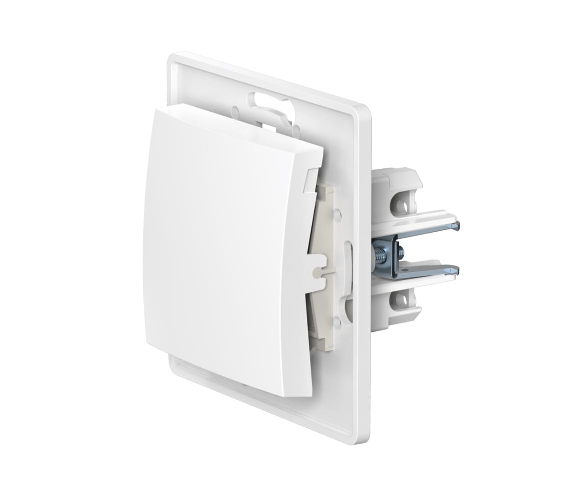 Выключатель скрытой установки CADUCEUS ALING PRESTIGE одноклавишный, 10АХ, 250В~, механизм